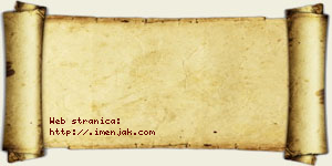 Janko Čerenac vizit kartica